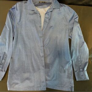 Bugatchi Light Blue Casual Button Down Shirt